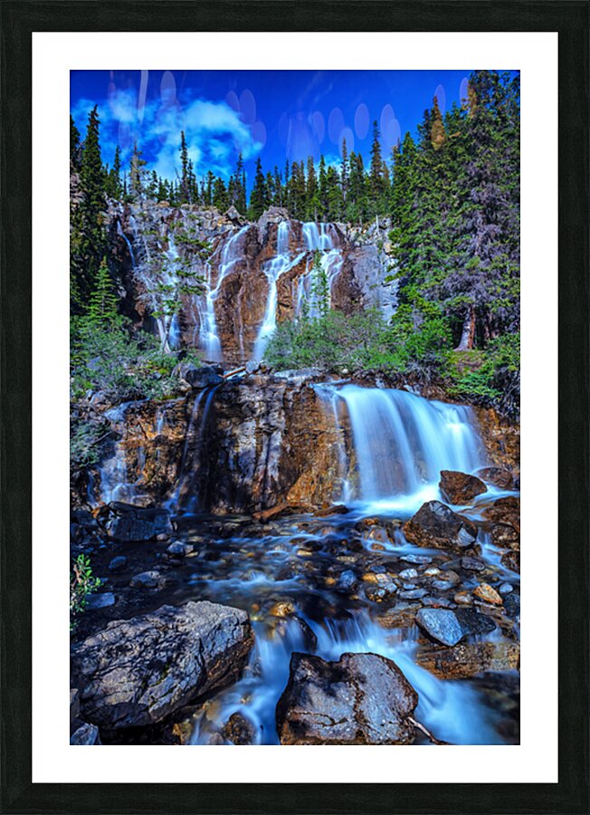 Tangle Falls Picture Frame print