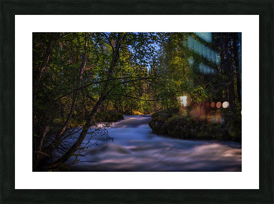 Pink River Gorge 2 Picture Frame print