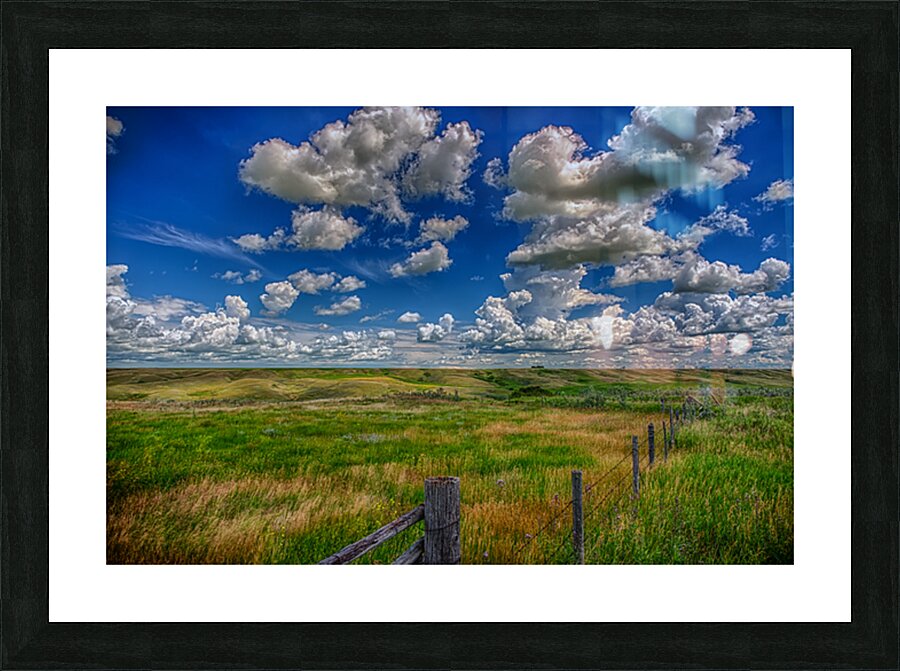 Saskatchewan Skies 2 Picture Frame print