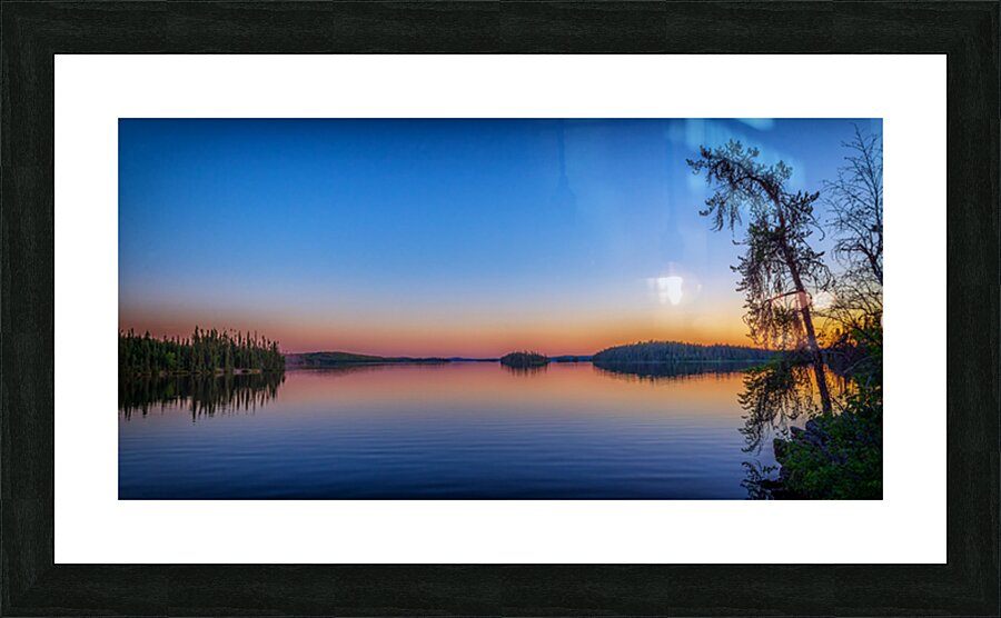 Versailles Lake Picture Frame print