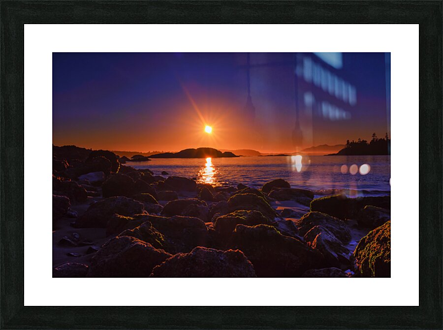Crystal Cove Picture Frame print