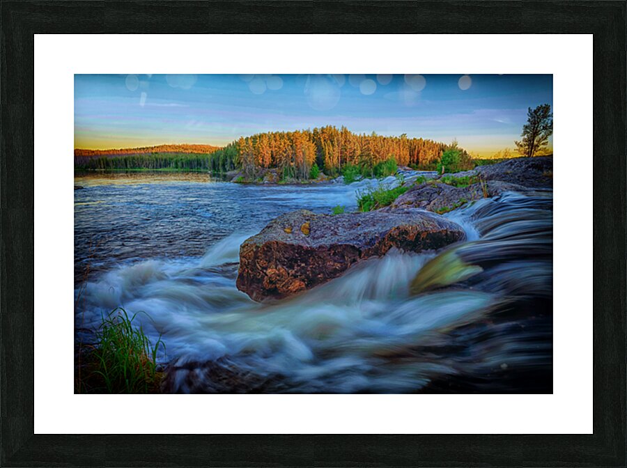 Tuck Falls 1 Picture Frame print