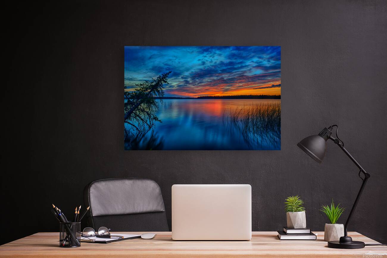 Anglin Lake Sunset Reproduction