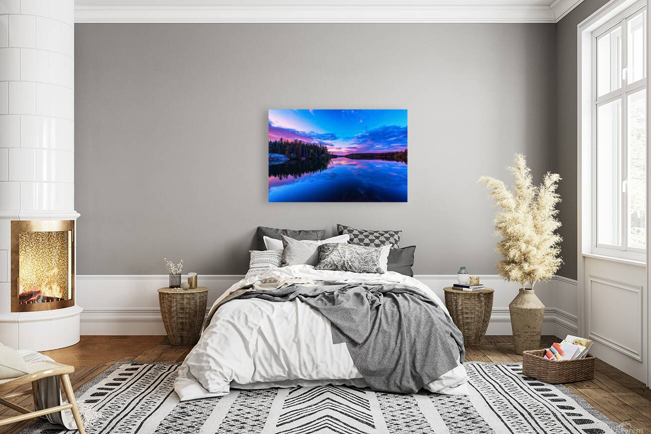 Besnard lake Sunset 2021 Reproduction