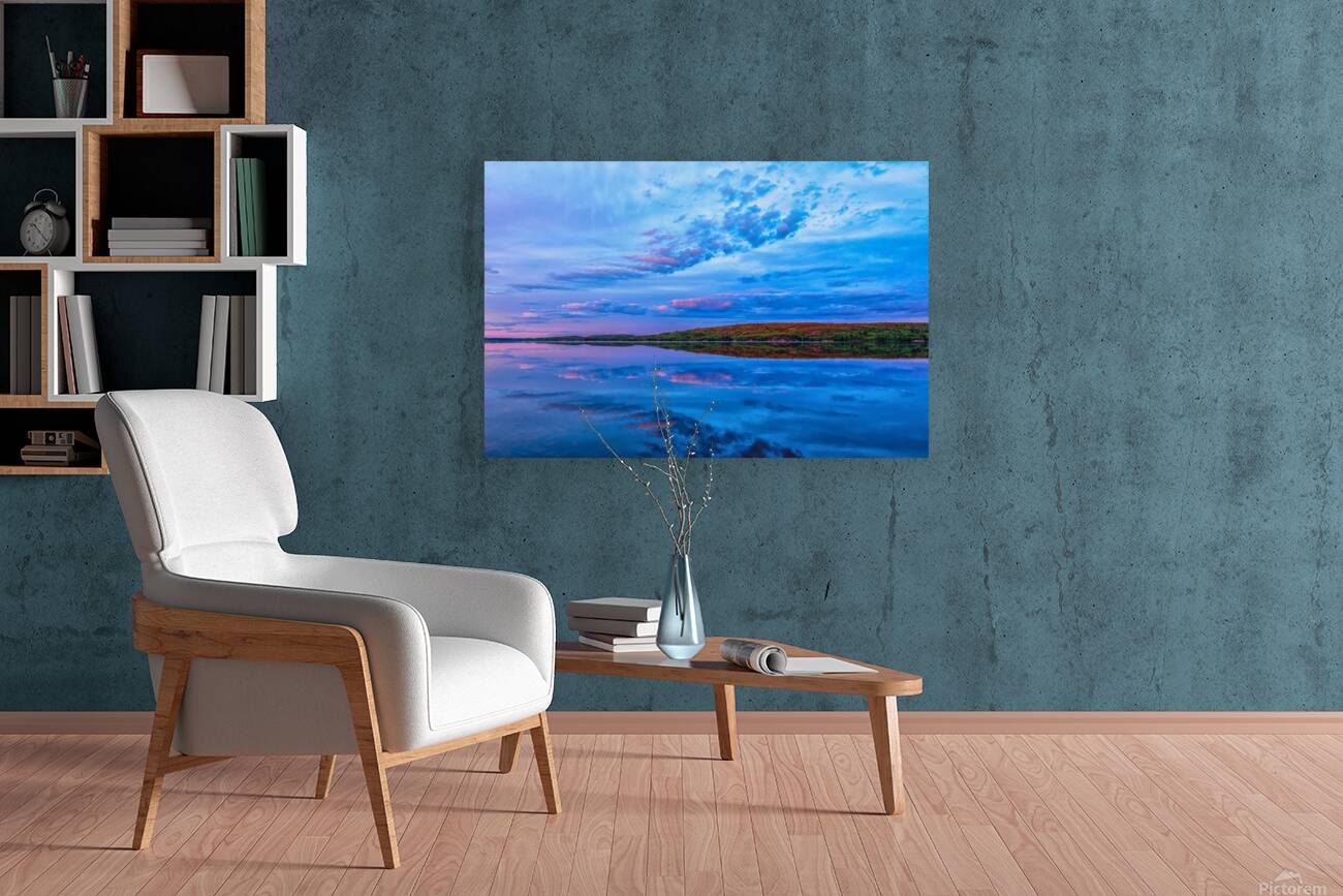 Oneman Lake sunset Reproduction