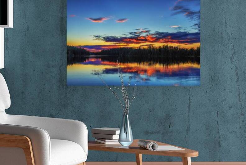 Mackay Lake Sunset by Apollo Bellisle