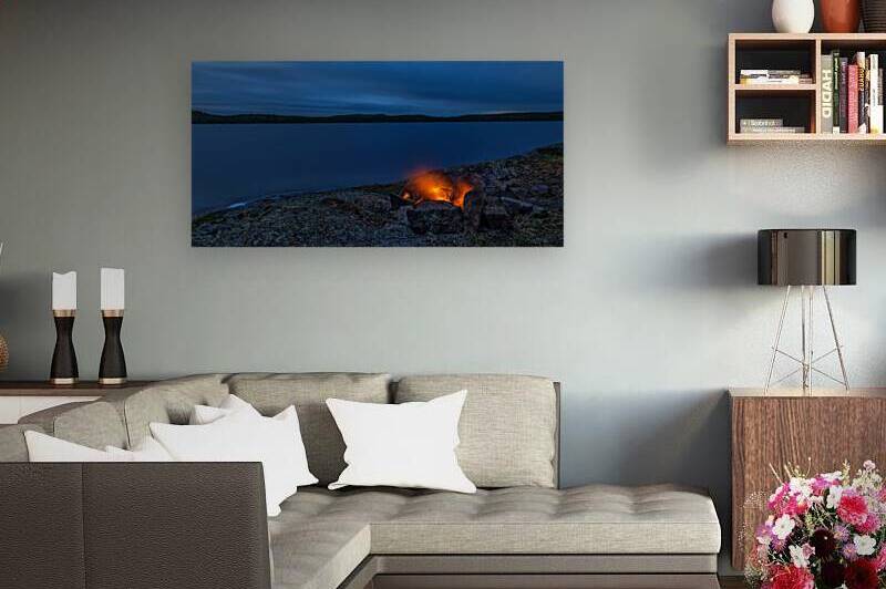 Evening Campfire Reproduction