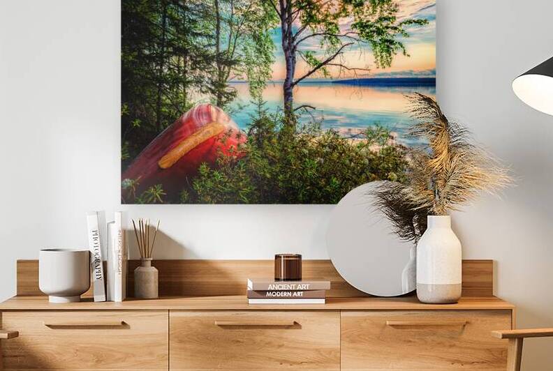 Waterbury Lake morning by Apollo Bellisle