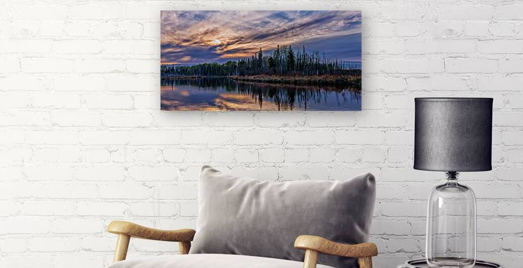 Montreal River Sunset Reproduction