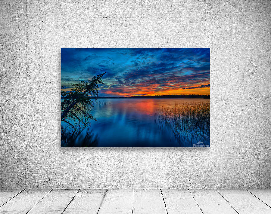 Anglin Lake Sunset Wall Preview