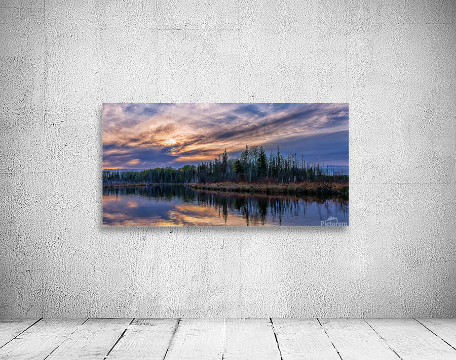 Montreal River Sunset Wall Preview