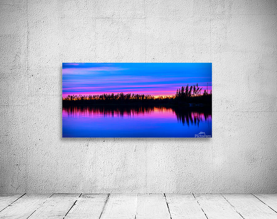Sunset on Barker Lake Wall Preview