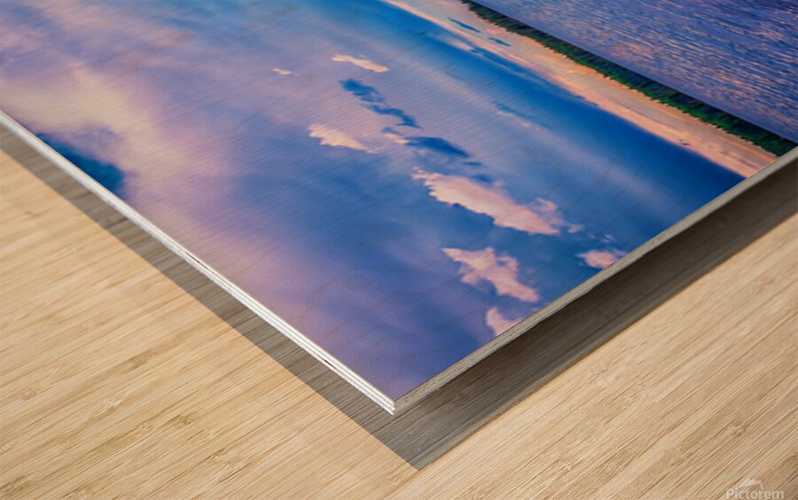 Caribou Lake Wood print