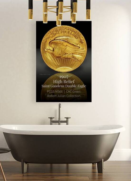 2000.1907 HR.5 Golden Splendor: The 1907 Saint-Gaudens High Relief Double Eagle by The Numismatic Art of Robert Julian