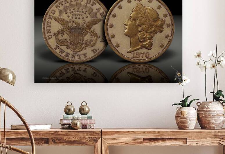 2000.1870 CC.1 Gilded Echo: The 1870-CC Double Eagle by The Numismatic Art of Robert Julian