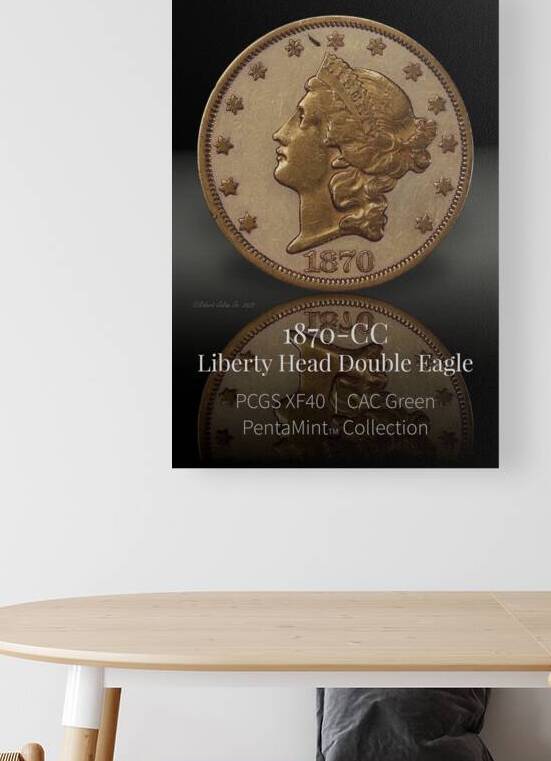 2000.1870 CC.4 Gilded Echo: The 1870-CC Double Eagle by The Numismatic Art of Robert Julian