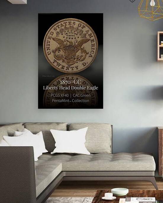 2000.1870 CC.5 Gilded Echo: The 1870-CC Double Eagle by The Numismatic Art of Robert Julian