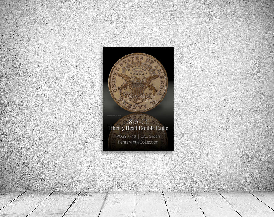 2000.1870 CC.5 Gilded Echo: The 1870-CC Double Eagle Wall Preview