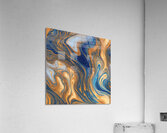 0 Fluid Art  Pouring techniques to create marbled Acrylic Print