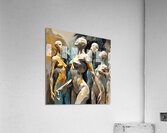 0 Expressive Figures  Abstract or stylized human Acrylic Print