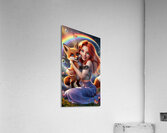 a captivating vexel art illustration captures a h Acrylic Print