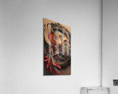 an intricately designed artwork of a majestic pho Acrylic Print