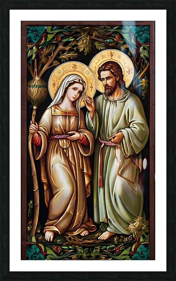 Default Picture of the Holy Family 0 Picture Frame print