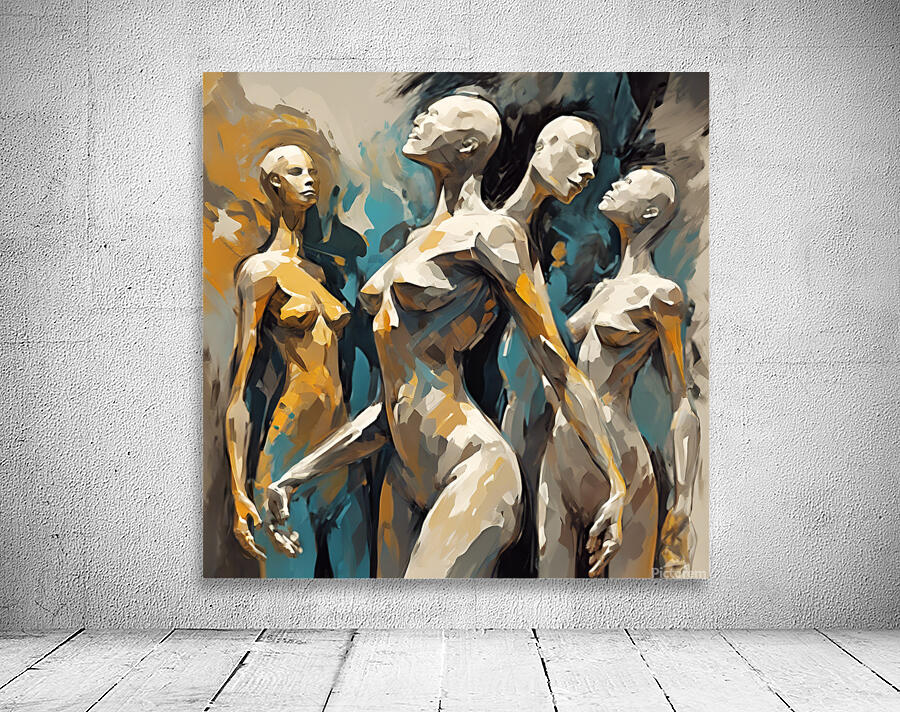 0 Expressive Figures  Abstract or stylized human Wall Preview