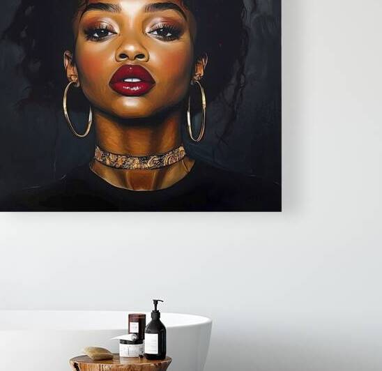 Sorriah | African American Contemporary Portrait Painting by Harwood Main