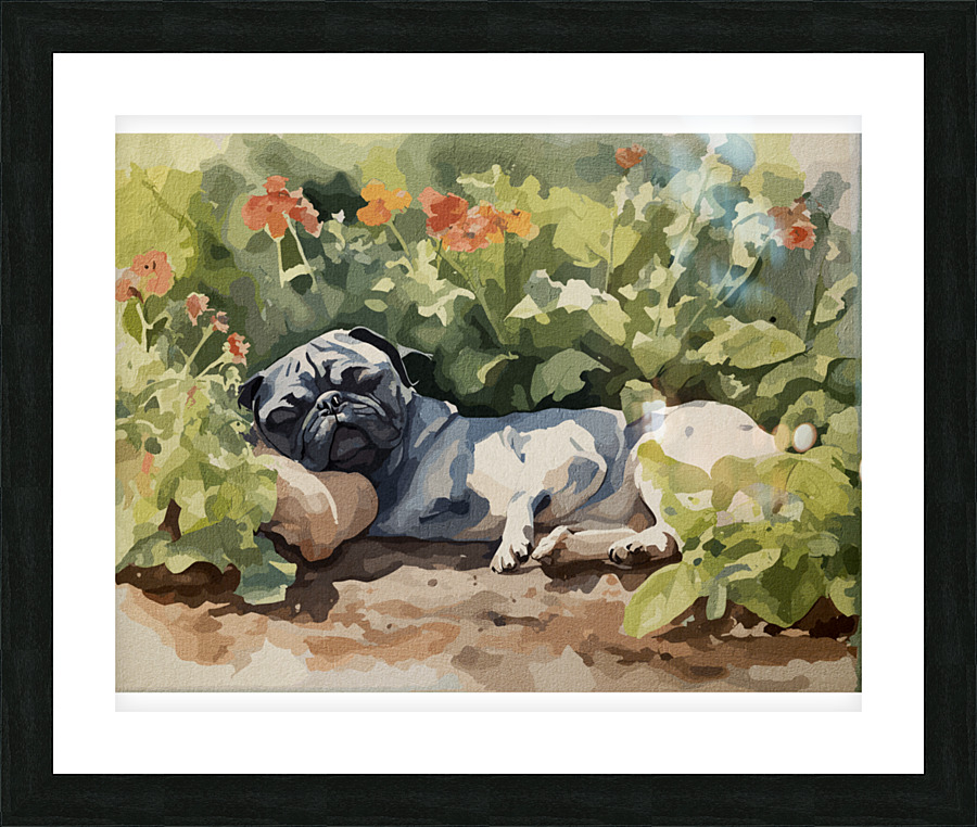 Serenity in Bloom Picture Frame print