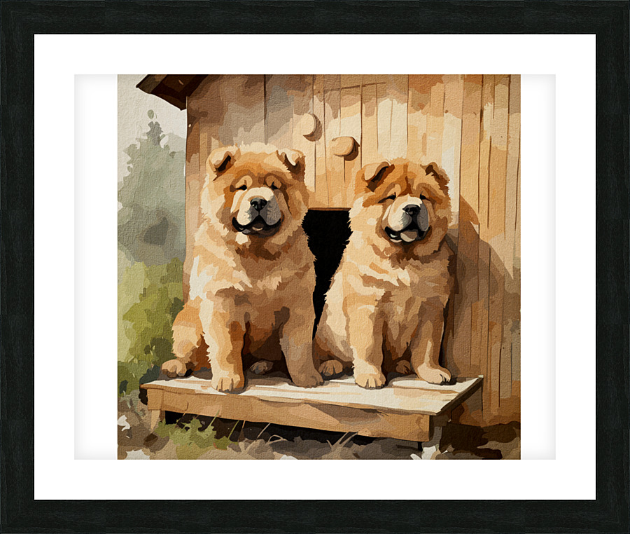 Double Trouble Picture Frame print