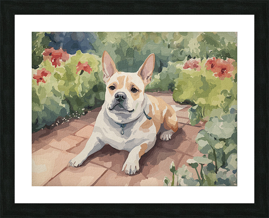 Petals and Playtime Picture Frame print