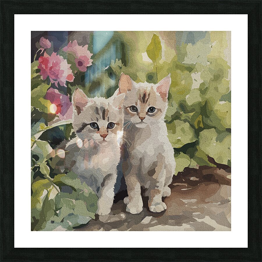 Double Delight Picture Frame print