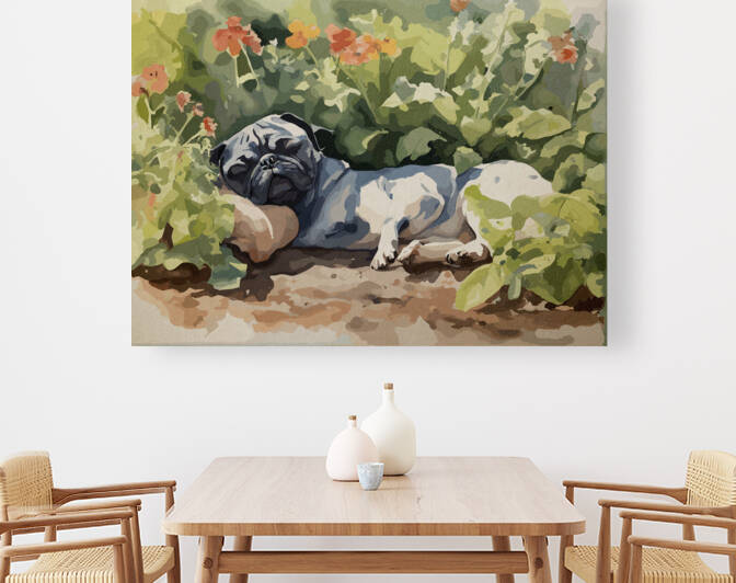 Serenity in Bloom Reproduction