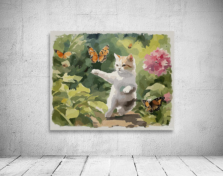 Kitten Chasing Wall Preview