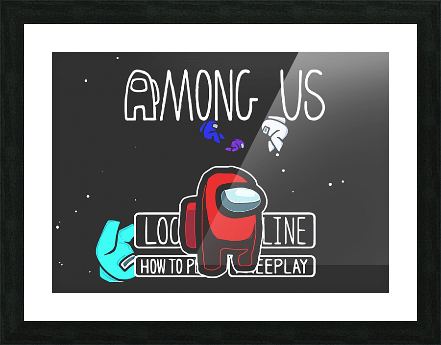 among1 Picture Frame print