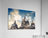 Borobudur buddhist temple in Java 04 Acrylic Print