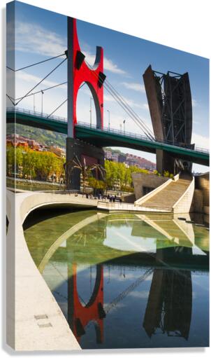 Bilbao cityscape 37 Canvas Print