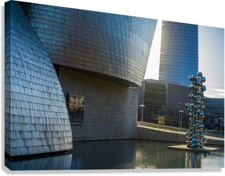 Bilbao cityscape 09 Canvas Print
