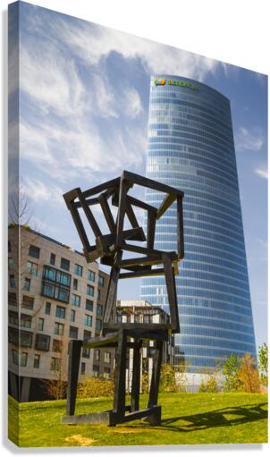 Bilbao cityscape 33 Canvas Print