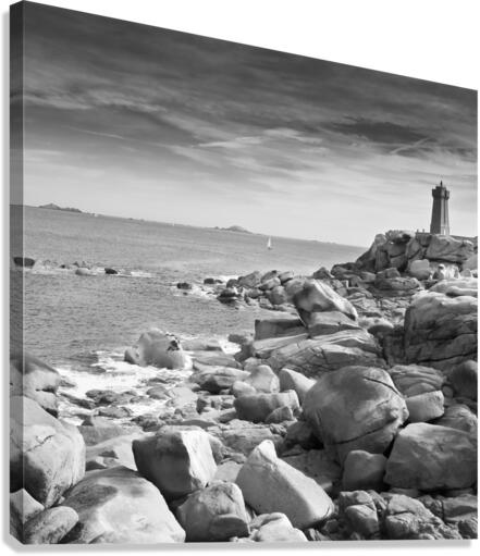 BRITANNY COAST Canvas Print