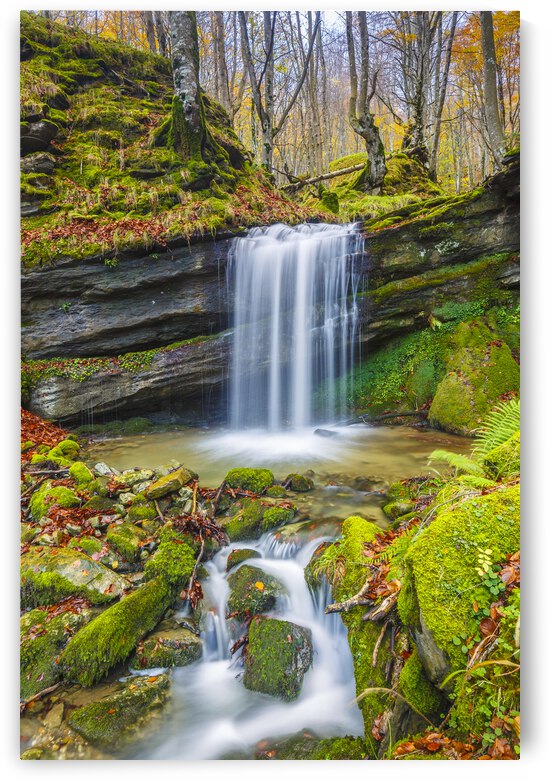 Waterfall. Cantabria Spain 02 by Mikel Bilbao Photography