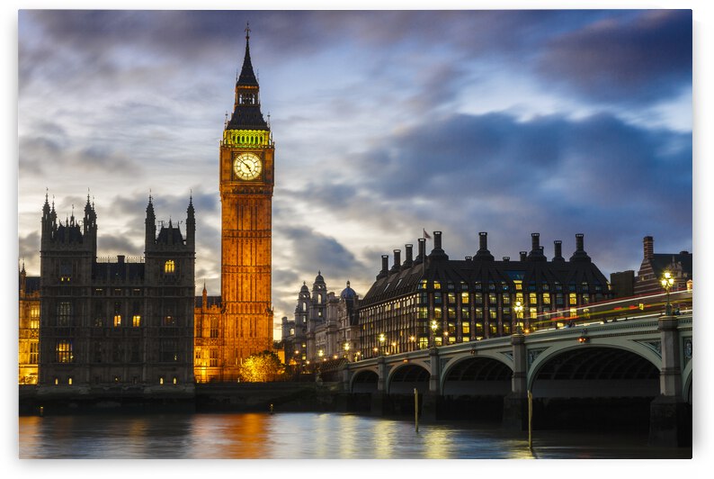 Big Ben and Houses of Parliament view 02 by Mikel Bilbao Photography