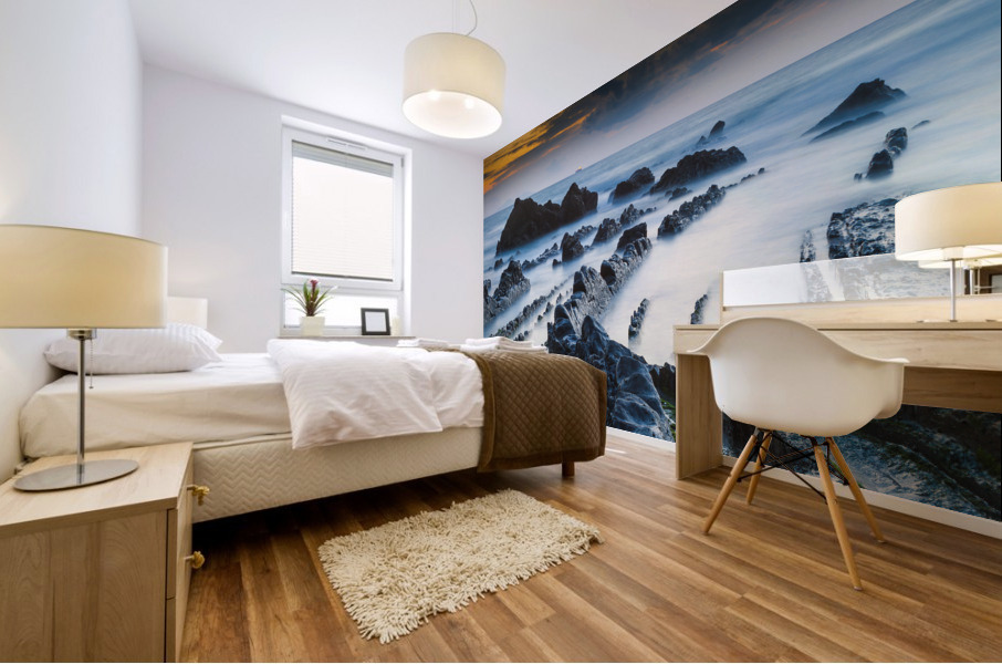 Barrika beach 10 Mural print