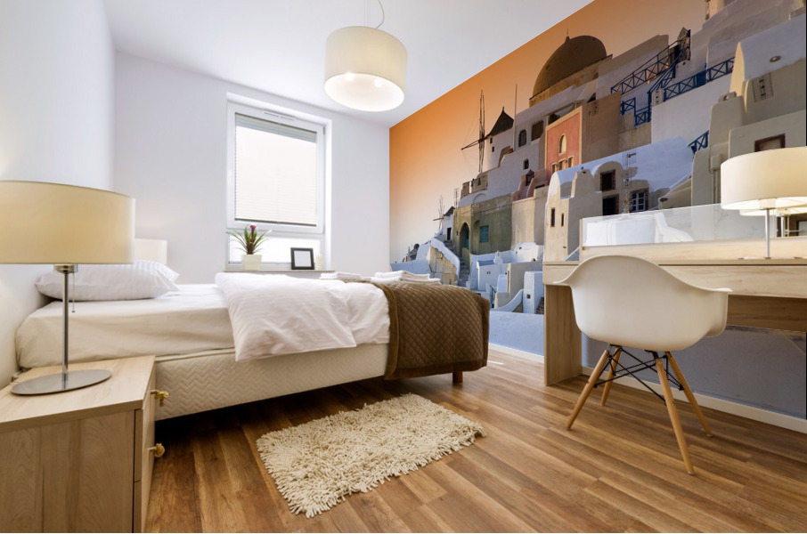Santorini IV Mural print