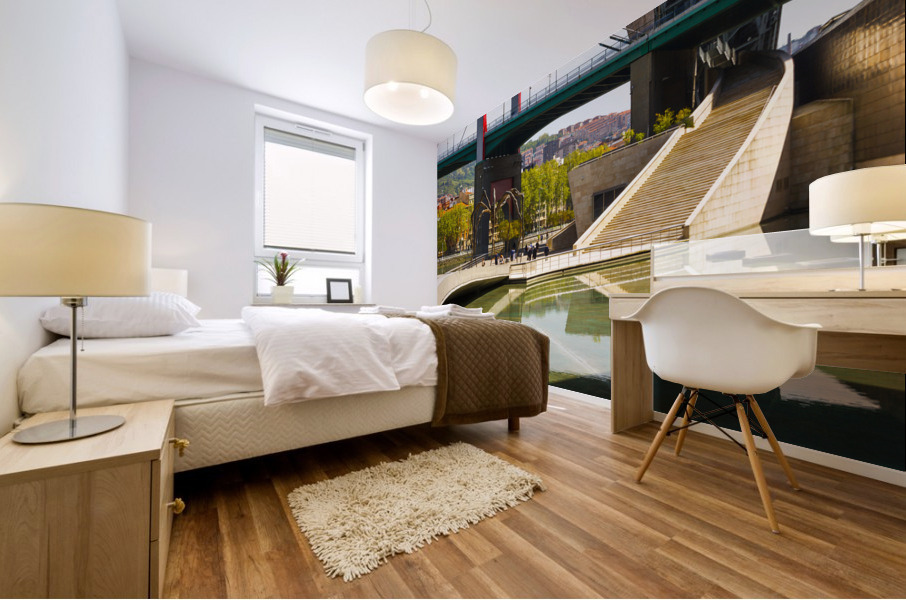Bilbao cityscape 37 Mural print