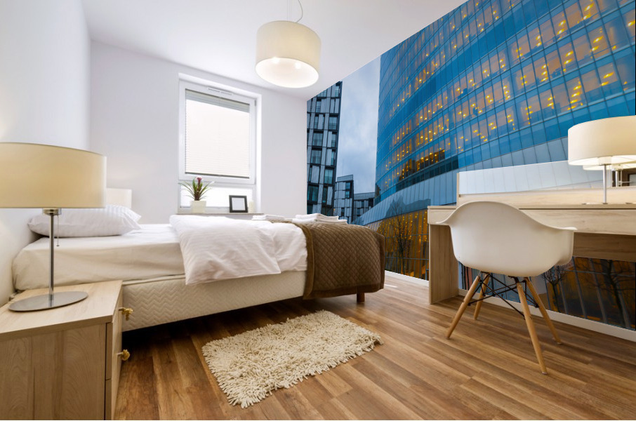 Bilbao cityscape 20 Mural print