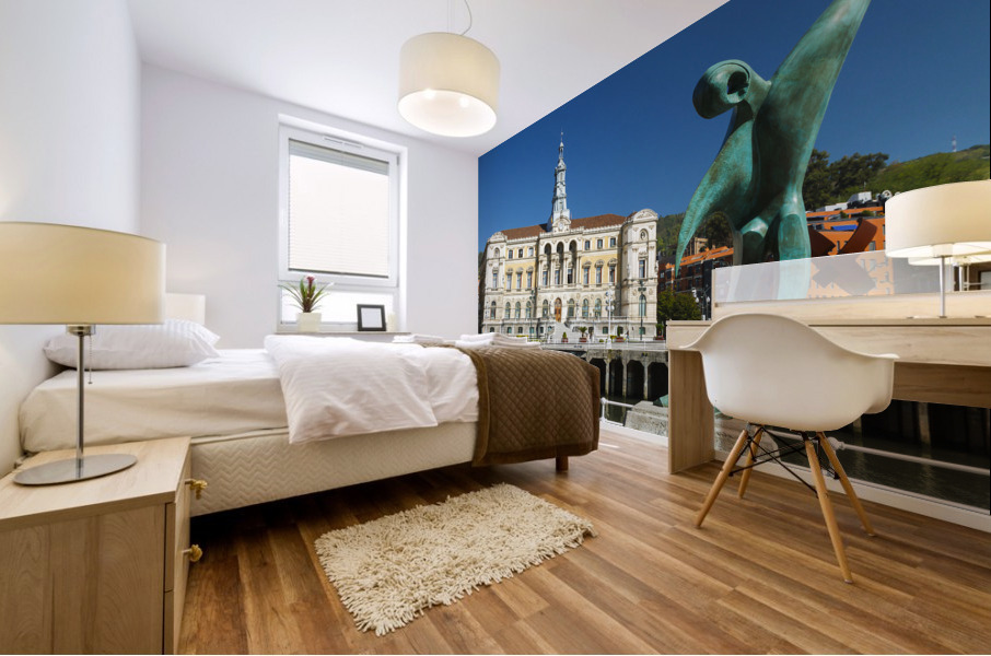 Bilbao cityscape 39 Mural print
