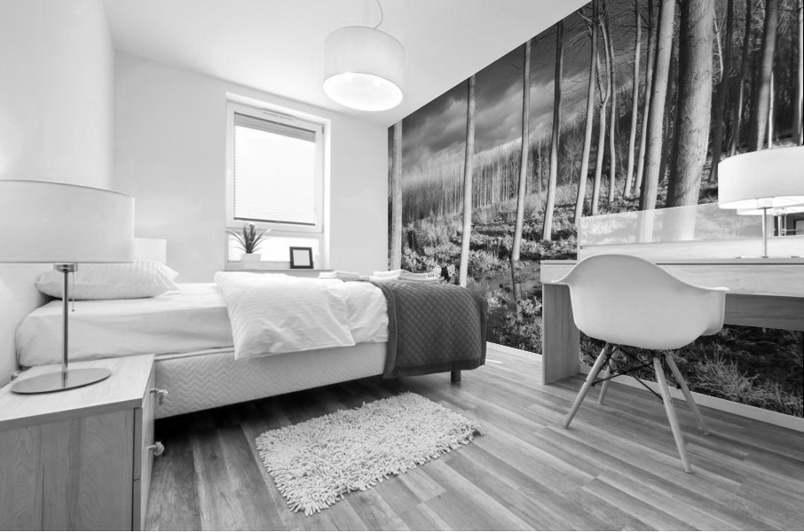 POPLAR GROVE Mural print