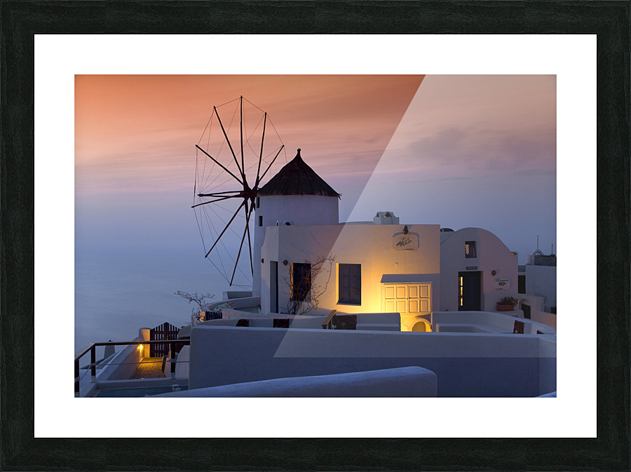 Santorini III Picture Frame print